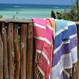 Beach towel Kalam rainbow
